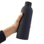 Stainless Steel Double Wall Vacuum-Insulated Drink Water (Black / 500 ML Approx) - Image 5