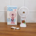 Cute Cartoon Rechargeable Handheld Fan (1 Pc) - Image 8