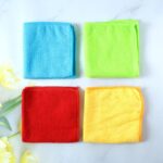 Microfiber Cleaning Cloths 4 Pc Set, Multipurpose Cleaning Towel Napkin - Image 6