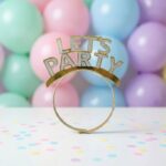 Let’s Party Glitter Headband for Birthday Celebration (Pack of 4) - Image 6