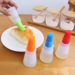 Silicone Cooking Oil Bottle With Basting Brush (Cap Not Include) - Image 12