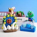 Kids 12 Color Antibacterial Super Clay Set for Creative Play (1 Set) - Image 6