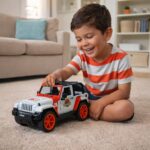 Kids Dinosaur Hunter Off-Road Friction Powered Toy Jeep Car (1 Pc) - Image 8