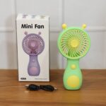 Cute Cartoon Style Rechargeable Mini Handheld Fan (1 Pc) - Image 8