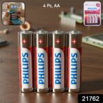 AA Alkaline Batteries 4 Piece Pack - Image 2