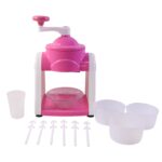 Manual Ice Crusher Machine (1 Set Pink Color) - Image 4