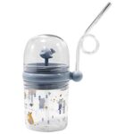 Whale Spray Sippy Cup (1 Pc): Straw, Lid, Spill-Proof, Fun Water Play - Image 10