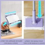 Automatic Cloth Changing Mini Mop with Push Pull Cloth Changing Handle (1 Pc) - Image 10