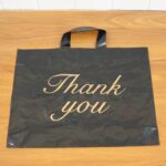 Premium Black Thank You Printed Plastic Carry Bag 30 × 39 Cm (1 Pc) - Image 9