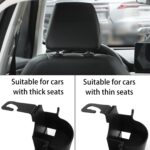 3-in-1 Car Headrest Backseat Organizer with Phone Holder & Hooks for Travel - Image 9