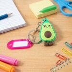 Cute Cartoon Character Keychain with Label Tag Holder (1 Pc) - Image 4