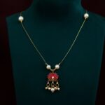 Traditional Lotus Motif Pendant Chain (1 Pc) - Image 6