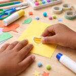 Colorful Heart Shape Decorative Sticker Set (4 Sheets, 112 Pc) - Image 6