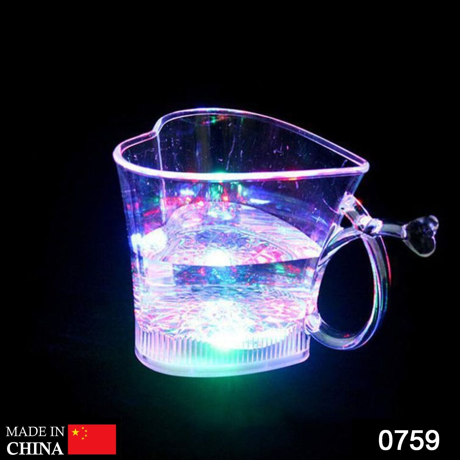 0759.jpg Heart Shape Activated Blinking Led Glass Cup - Image 1