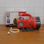 OMEGA 200W High Power LED Laser Torch Light with Side Emergency Light Panel (1 Pc) - Image 9