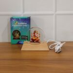 Premium 3D Lord Ganesha Acrylic LED Night Lamp (1 Pc) - Image 11