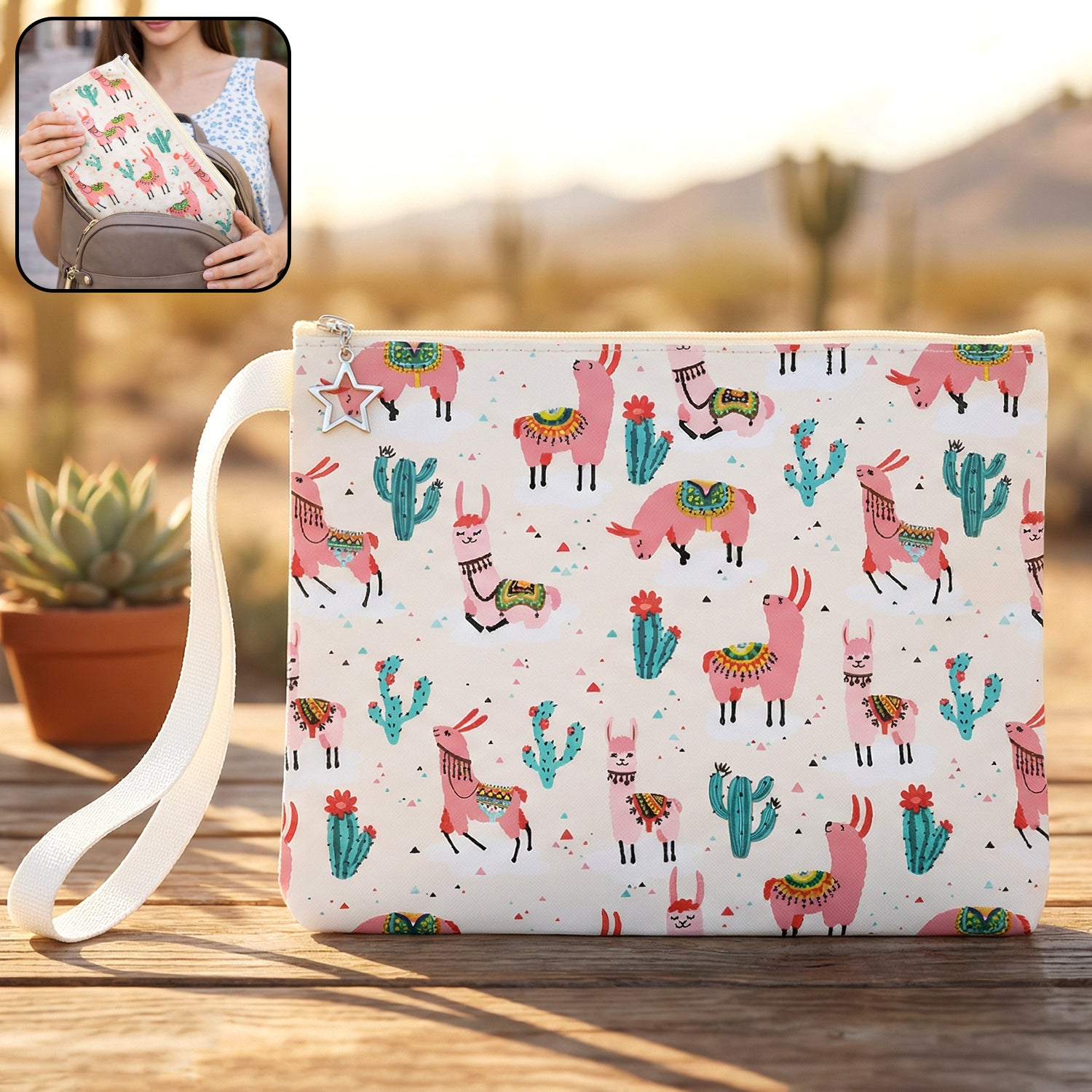 07_29e83e03-391c-470f-8465-272251018a21.jpg Printed Zipper Pouch (26 × 21 cm, 1 Pc) - Image 1