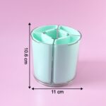 Multipurpose 5 Compartment Rotating Pen Holder (1 Pc) - Image 6