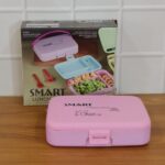 Smart Leak Proof Lunch Box with 3 Compartments and Spoon Set (1 Set) - Image 10
