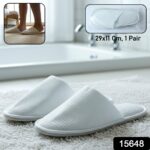 Hotel & Spa Soft Slippers for Guests (29 × 11 Cm, 1 Pair) - Image 2