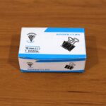 Black Metal Binder Clips (19 MM, 12 Pieces Set) - Image 7