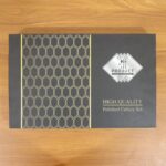 Premium Gold Finish Stainless Steel Cutlery Set with Luxury Gift Box (24 Pc Set) - Image 7