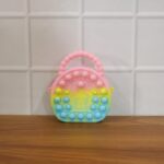 Rainbow Round Silicone Pop It Coin Purse (1 Pc) - Image 8
