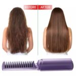 Rechargeable Mini Hair Straightener,  Three Temperature Adjustments Flat Iron Comb (1 Pc) - Image 9