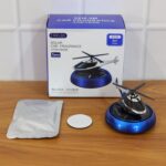 Solar Helicopter Car Dashboard Air Freshener Rotating Perfume Decor - Image 7