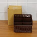 5 Compartment Multipurpose Desk Organizer Basket (1 Pc) - Image 8