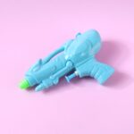 Mini Plastic Holi Pichkari Water Gun Toy for Kids (1 Pc, Mix Design)