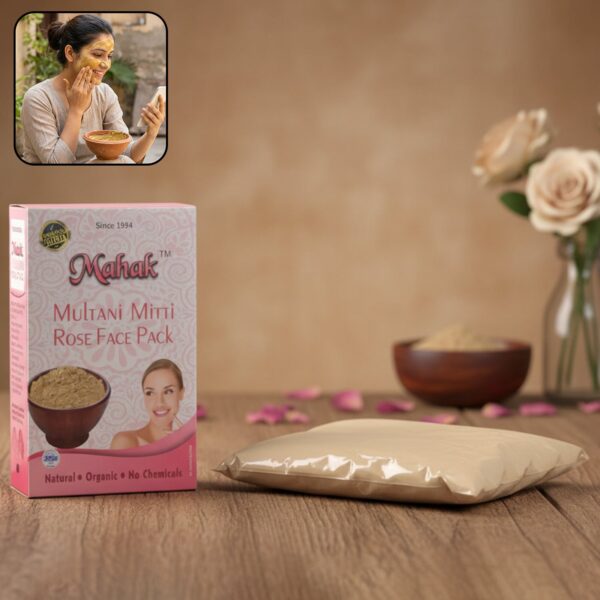 Herbal Multani Mitti and Rose Face Pack