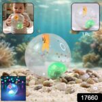Light-Up Transparent Bouncy Ball – Impact-Activated LED Flashing Sensory Toy (1 Pc) - Image 2