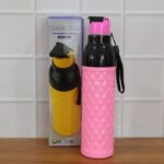 Plastic 1000 ML ApproxDiamond Pattern Leakproof Water Bottle (1 Pc) - Image 8