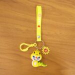 Cute Cartoon Dinosaur Style Keychain with Strap and Decorative Charm (1 Pc) - Image 7