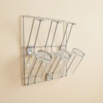 Wall-Mounted Stainless-Steel Cup & Mug Holder Rack (25 x 25 cm, 1 Pc) - Image 6