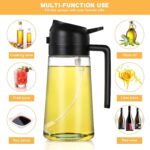 2-in-1 Multi-Purpose Glass Oil Dispenser Bottle (500 ml Approx) - Image 7