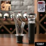 Premium Wine Poorer and Vacuum Bottle Stopper Set (2 Pc) - Image 2