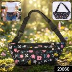 Floral Print Adjustable Waist Bag / Fanny Pack (1 Pc) - Image 2