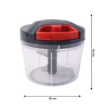 Compact Manual Hand-Press Vegetable Chopper (1 Pc) - Image 6