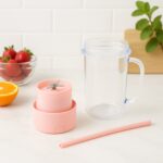 Portable Crusher Juicer With Handle & Straw, USB Rechargeable Multi Blades (420 ML) - Image 15