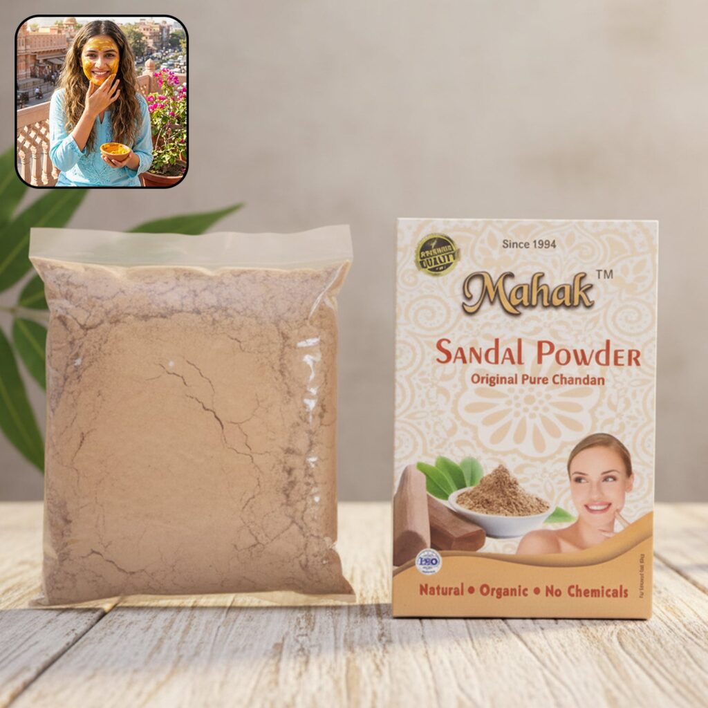 Natural Sandal Powder for Skincare