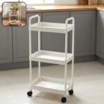 3 Layer Multipurpose Rolling Storage Trolley (1 Pc)