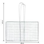 Heavy-Duty Stainless-Steel Barbecue Grill Basket (1 Pc) - Image 6