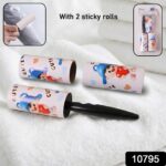 Reusable Sticky Lint Roller with Handle (1 Set) - Image 2