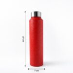 1000 ML Stainless Steel Water Bottle Red Color (1 Pc) - Image 6