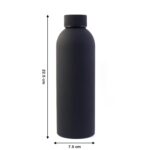 Stainless Steel Double Wall Vacuum-Insulated Drink Water (Black / 500 ML Approx) - Image 7