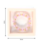 Elegant Dual-Tone Crystal Beaded Stretch Bracelet (1 Pc) - Image 6