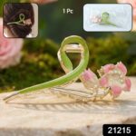 Elegant Floral Decorative Hair Claw Clip (1 Pc) - Image 2