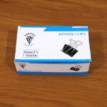 Heavy Duty Black Metal Binder Clips (25 MM, 12 Pieces Set) - Image 7